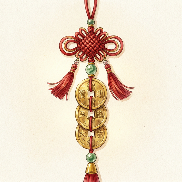 행운 부적 이미지