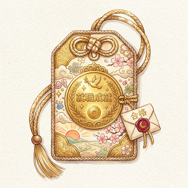 행운 부적 이미지